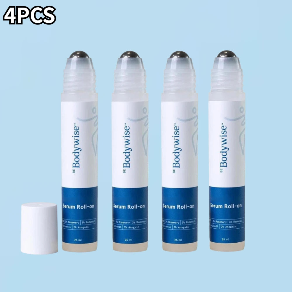 Be-Body.wise Rosemary Roll-on Hair Care Essence - Nourishing, Anti-Frizz, Strengthening Roots, Scalp Treatment, Nourishing Hair Oasis Select 4pcs