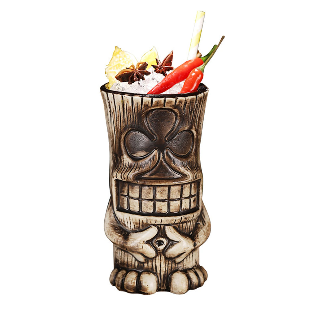 Hawaiian Tiki Ceramic Mug | Cocktail & Bar Drinkware