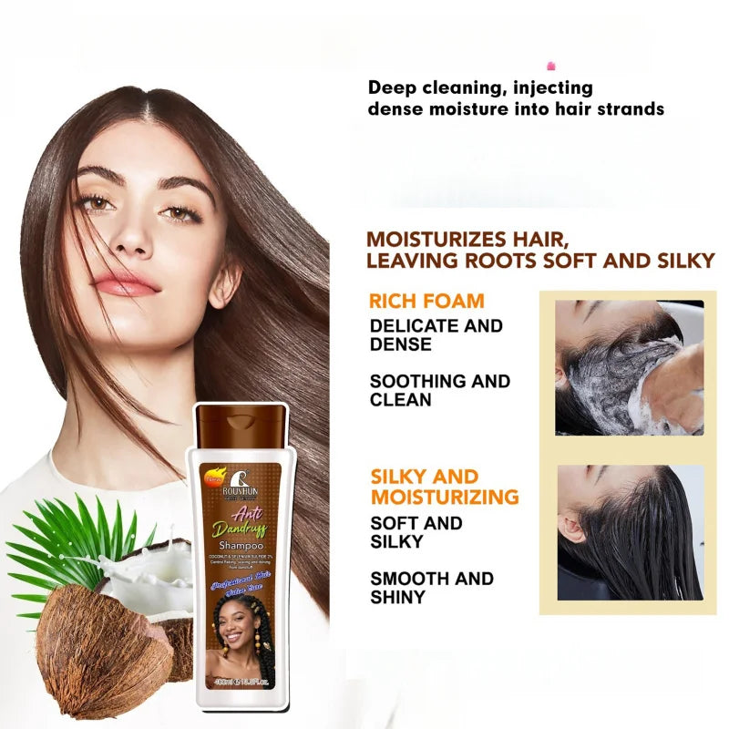 ROUSHUN Coconut Shampoo & Conditioner Set – Nourishing Hair