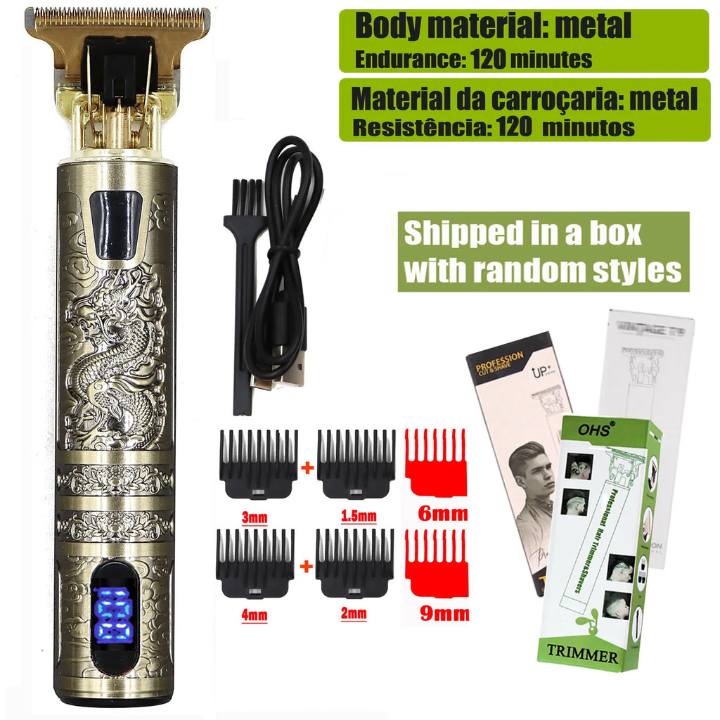T9 Hair Clipper Repair Beard Shaving Body Hair Trimmer Clippers Electric Machine Men Haircut Machine 0mm Barber Shaver Oasis Select OHS SL1 DRAGON
