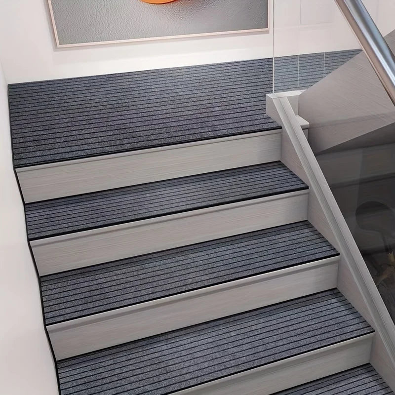 Solid Color Striped Kitchen Doormat Floor Mat Room Decoration Self-Adhesive Non-Slip Rug Home Hecor Hallway Rug Entrance DIY. Oasis Select