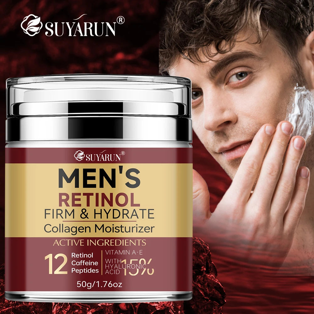 SUYARUN Collagen Retinol Men's Face Cream – Firming Moisturizer Men's Face Cream Oasis Select