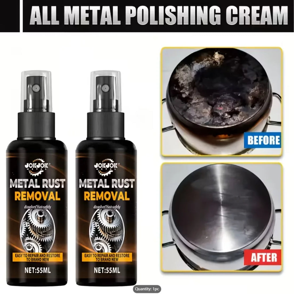 Metal Rust Remover Spray with Towel – Car & Home Use Rust Remover Spray Oasis Select