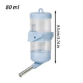 Plastic Hamster Drinking Bottle Hamster Cage 80ml Water Bottle Dispenser For Bunny Guinea Pig Squirrel Bunnies Small Pet Feeder Oasis Select Blue