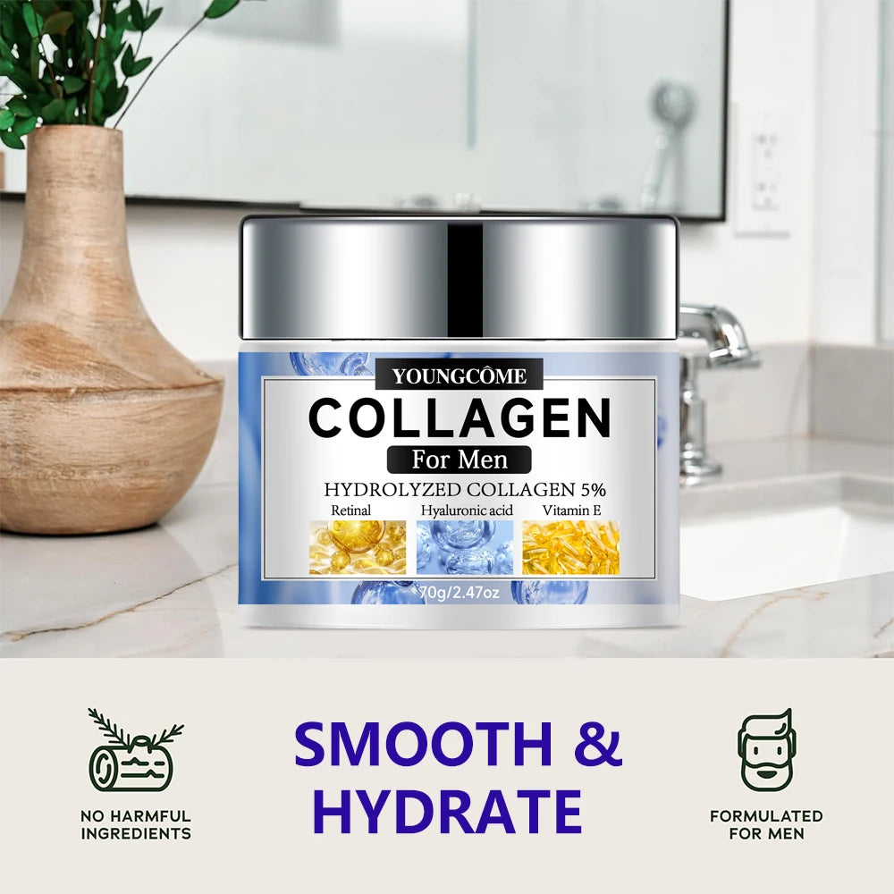 YOUNGCOME Men's Retinol Face & Neck Cream – Firm & Moisturize Men's Retinol Cream Oasis Select