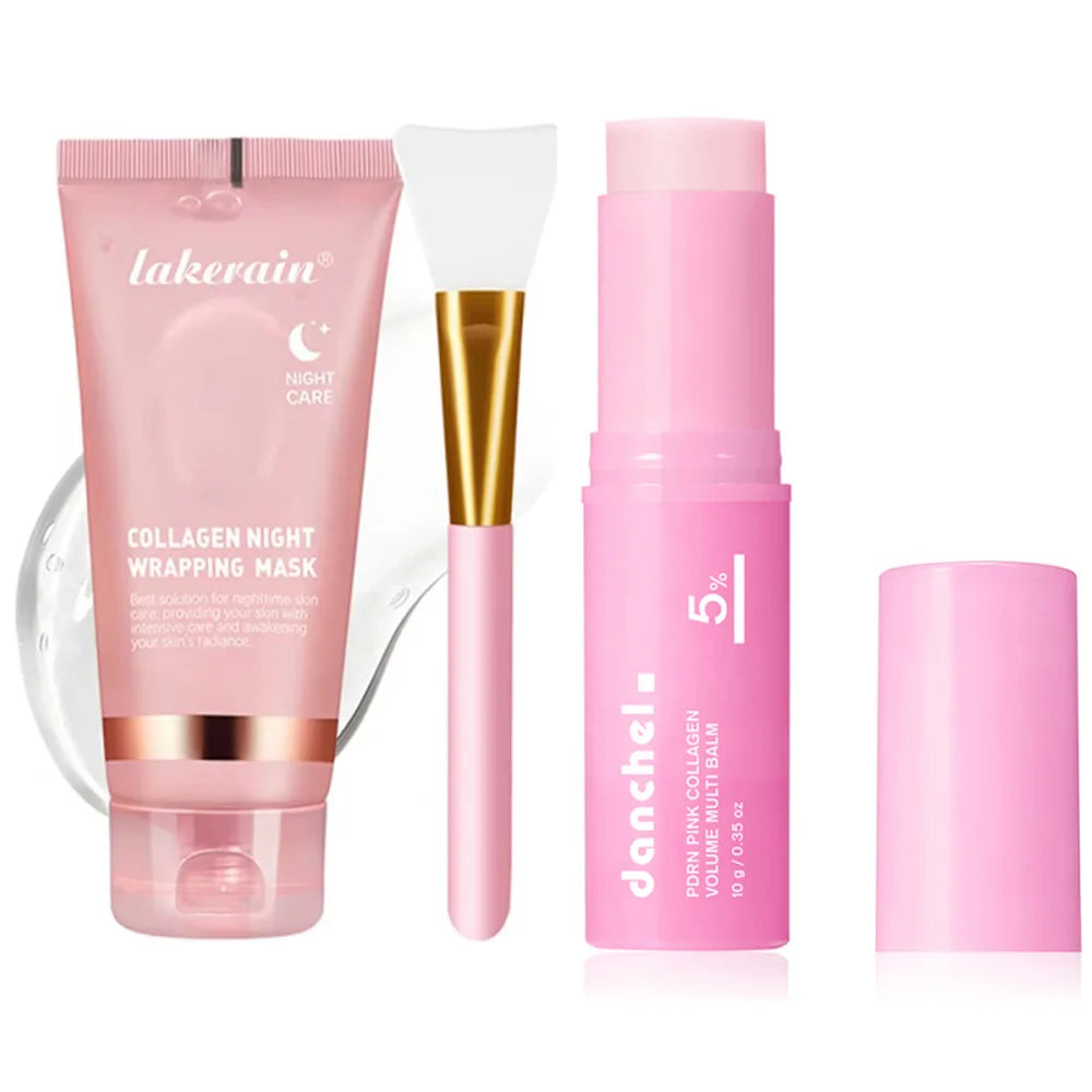 3-Piece Collagen Skincare Kit – Peel-Off Mask & PDRN Balm Collagen Skincare Set Oasis Select 1set