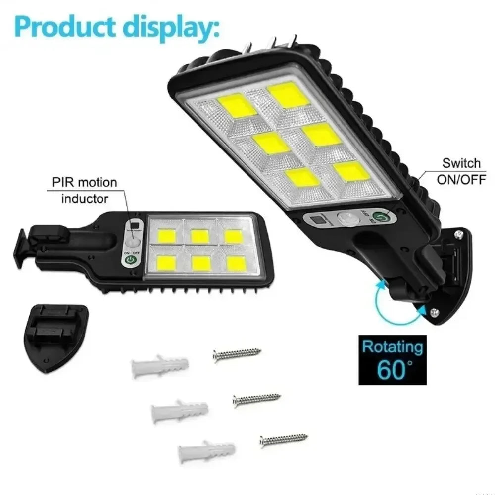 Solar LED Outdoor Wall Light with Motion Sensor | IP65 Garden