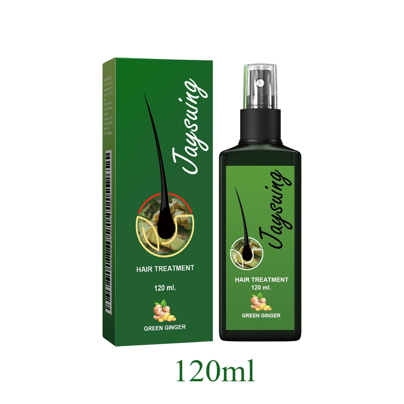 Ginger Hair Growth Serum Spray Scalp Treatment Nourish Hair Root Strengthen Prevent Loss Repair Follicle Smooth Essence Nutrient Oasis Select 120ml