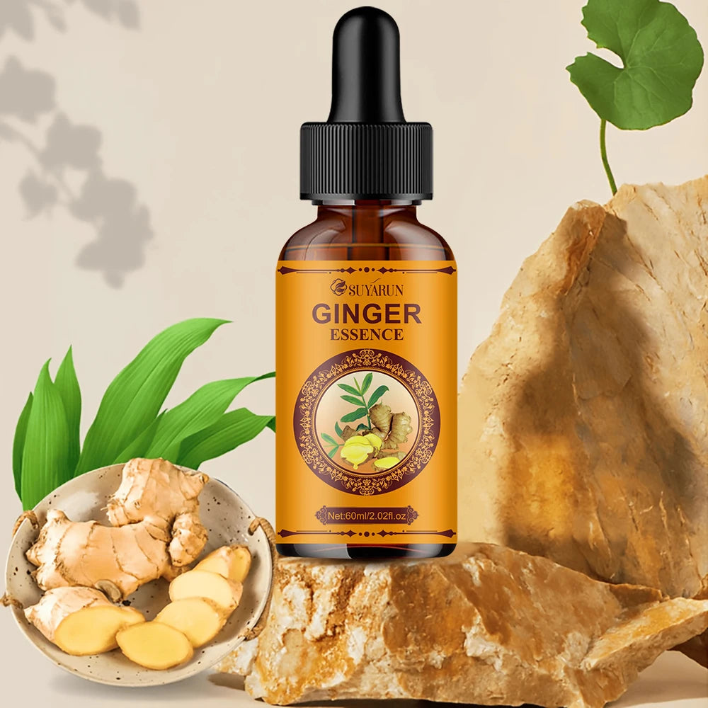 SUYARUN Vitamin E & Hyaluronic Acid Ginger Serum – Anti-Aging, Hydrating, Brightening Skin Care for All Skin Types. Oasis Select