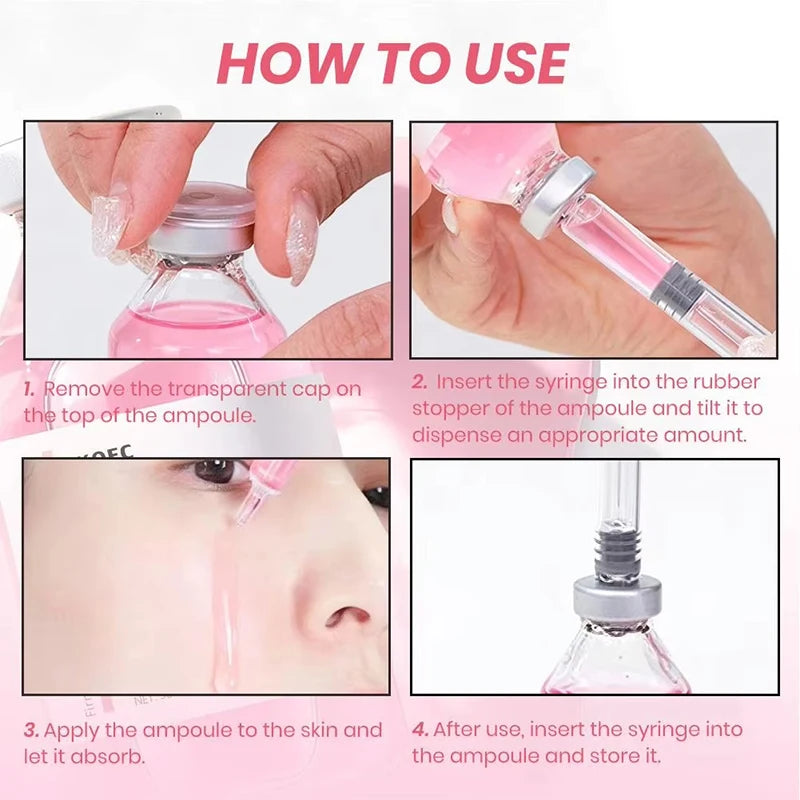 PDRN Collagen Stem Cell Ampoule Deep Hydrating Facial Skin Care Moisturizing Nourishing Facial Serum 30ML Oasis Select