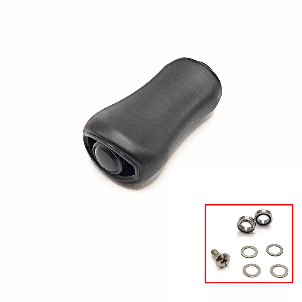 Rubber Reel Knob Black 38.2mm For Daiwa 25 PR100 Baitcasting Fishing Rod Wheel Handle Grip Repair Spare Parts Kit Oasis Select