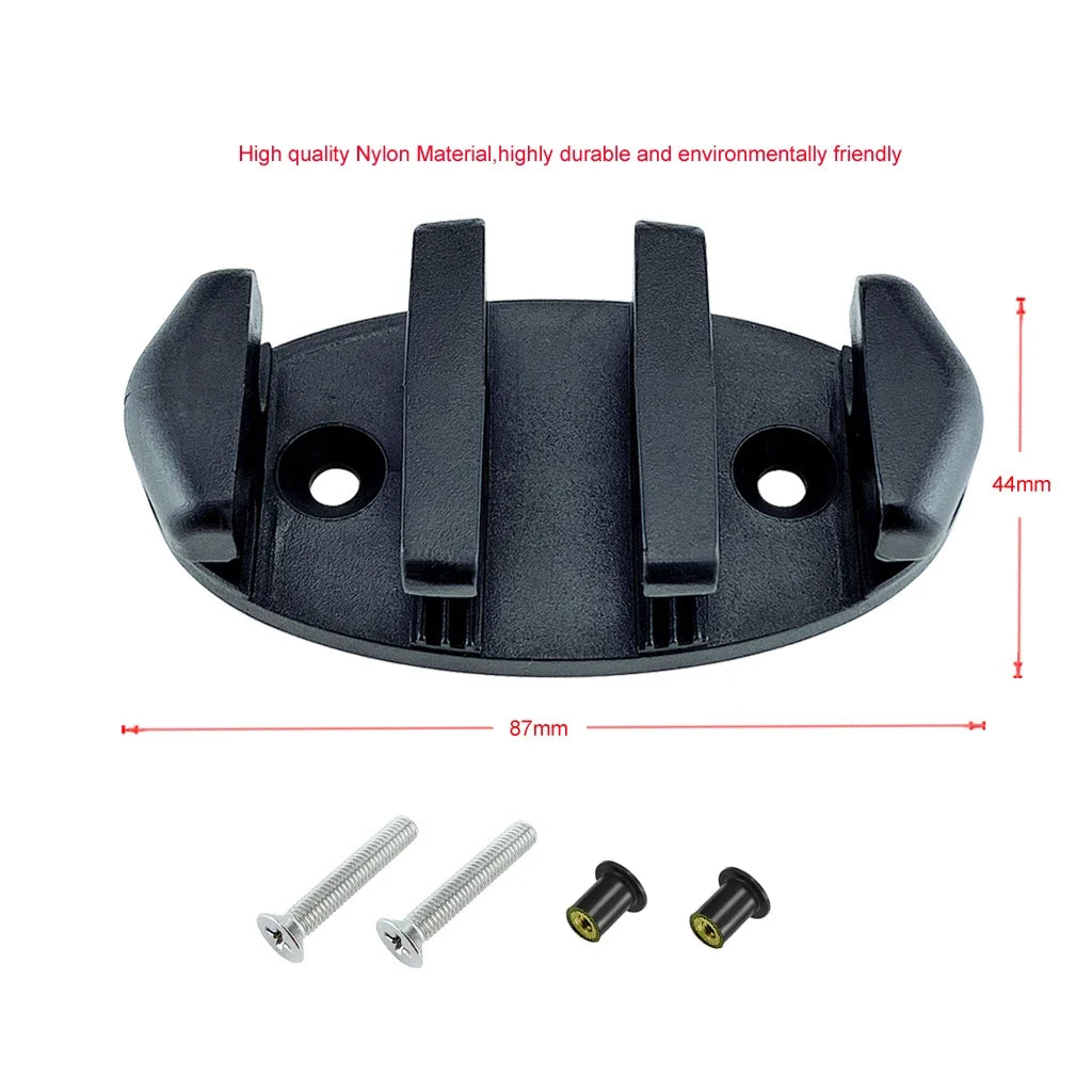 Marine Nylon Plastic Marine Zig Zag Anchor Trolley Cleat Rope Device Kayaks Canoes Boat Decks Replacement Rowing Accessories Oasis Select