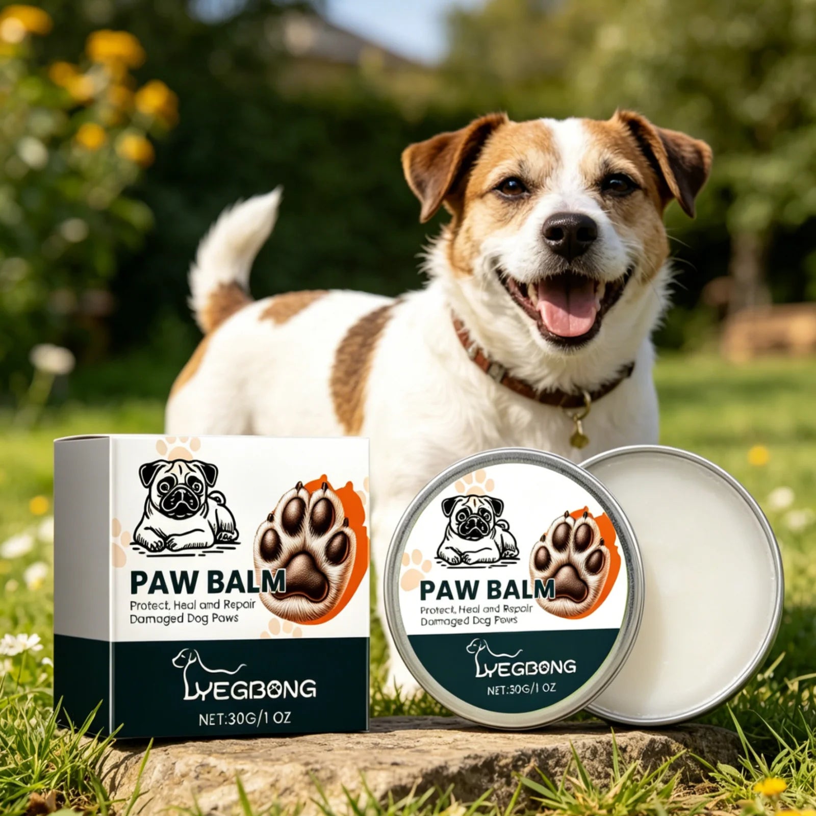 YEGBONG Dog Paw Balm – Shea Butter & Coconut Oil Moisturizer Dog Paw Balm Oasis Select
