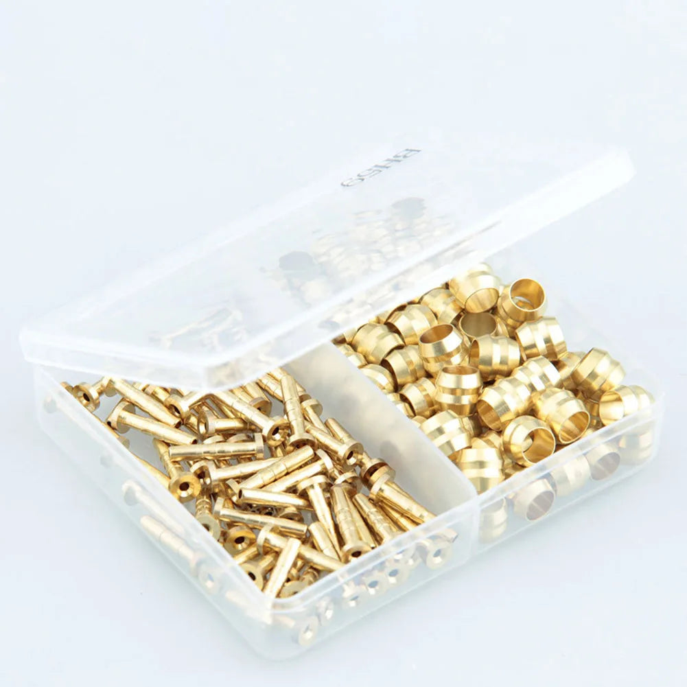 Connecting Insert Brake Hose Olives 60sets Bike Brass For Magura BH90 BH59 High Hardness No Oil Leakage Hot Sale Oasis Select for BH59