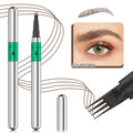 Hellokiss Waterproof Microblading Eyebrow Pen | 4-Tip, 5 Colors