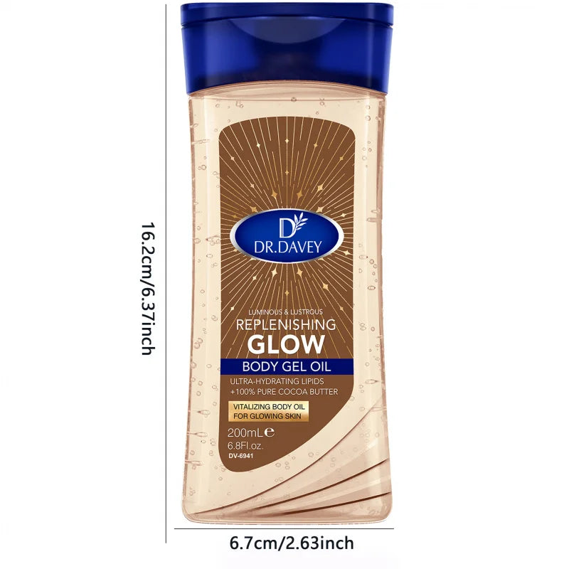 DR.DAVEY 200ml Replenishing Glow Body Gel Oil | Moisturizer
