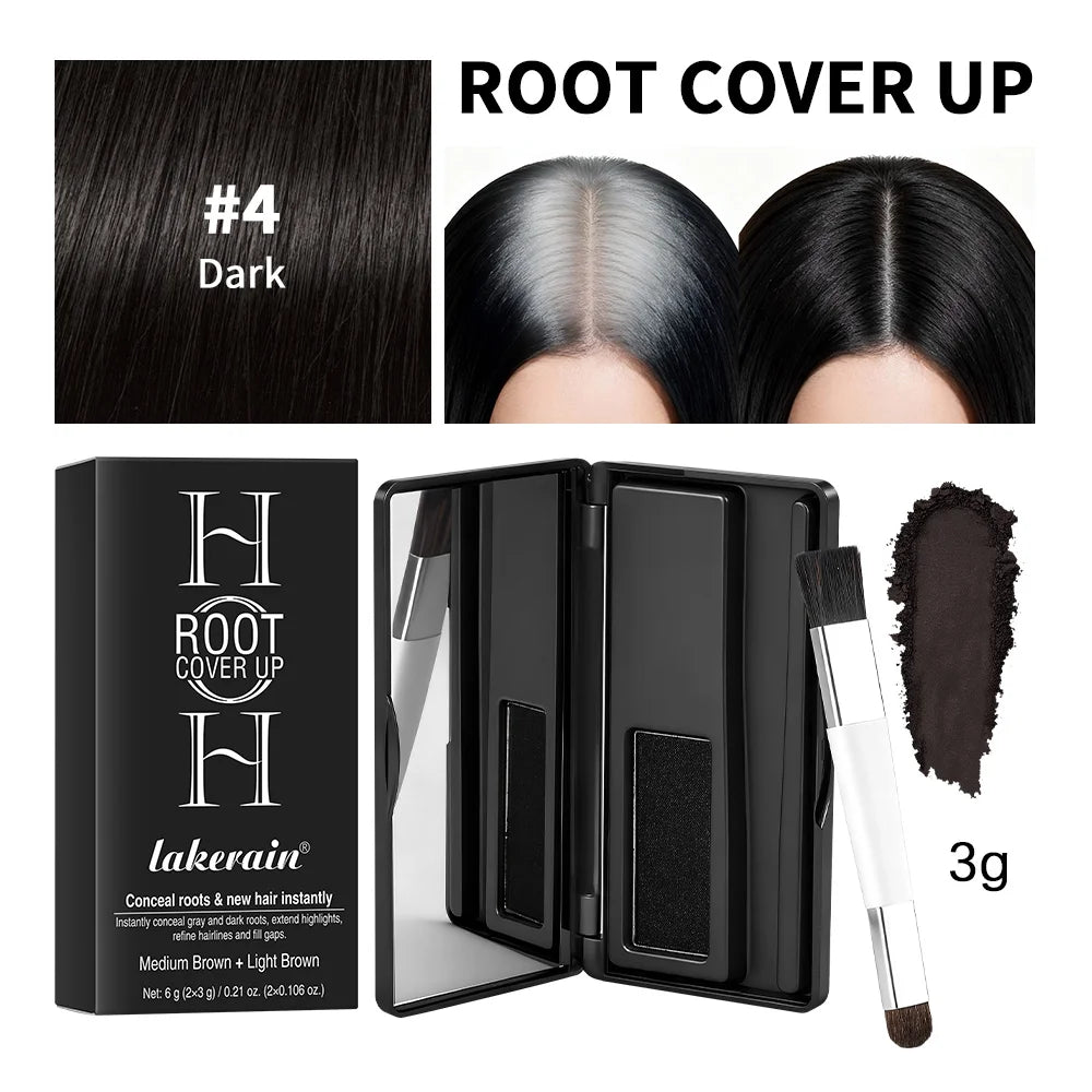 Lakerain Hair Dye Palette & Brush – Instant Root Cover-Up