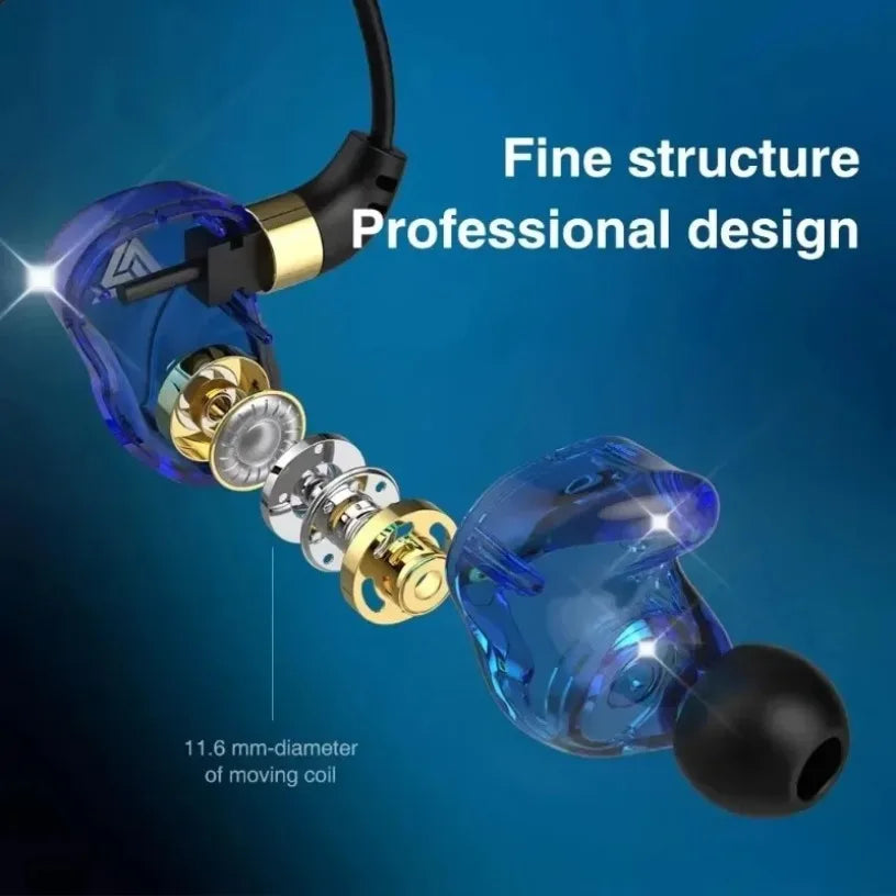 High Quality HiFi Wired Earphone Gaming Specific Headphones Bass Stereo Noise Cancelling Headset 3.5MM In Earbuds Ear With Mic Oasis Select