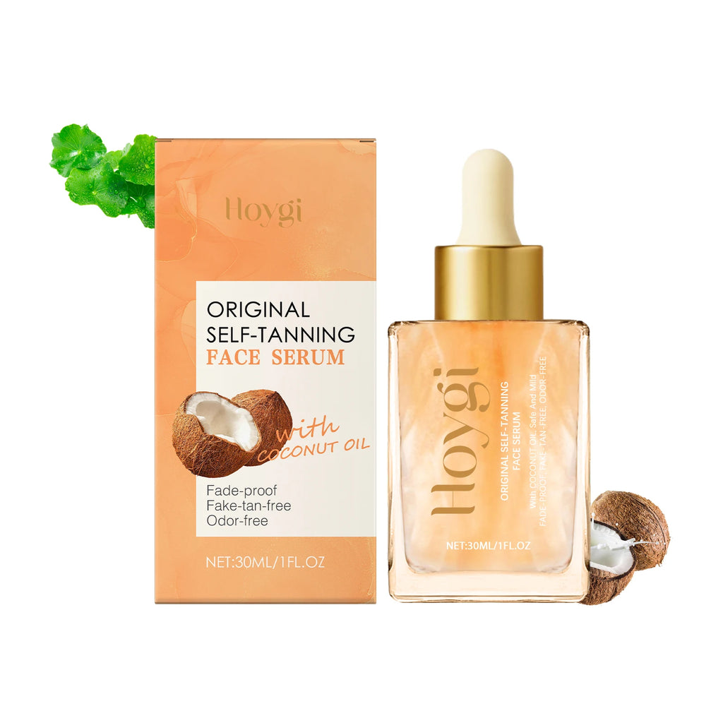 Hoygi Self-Tanning Face Serum – Natural Glow, Streak-Free