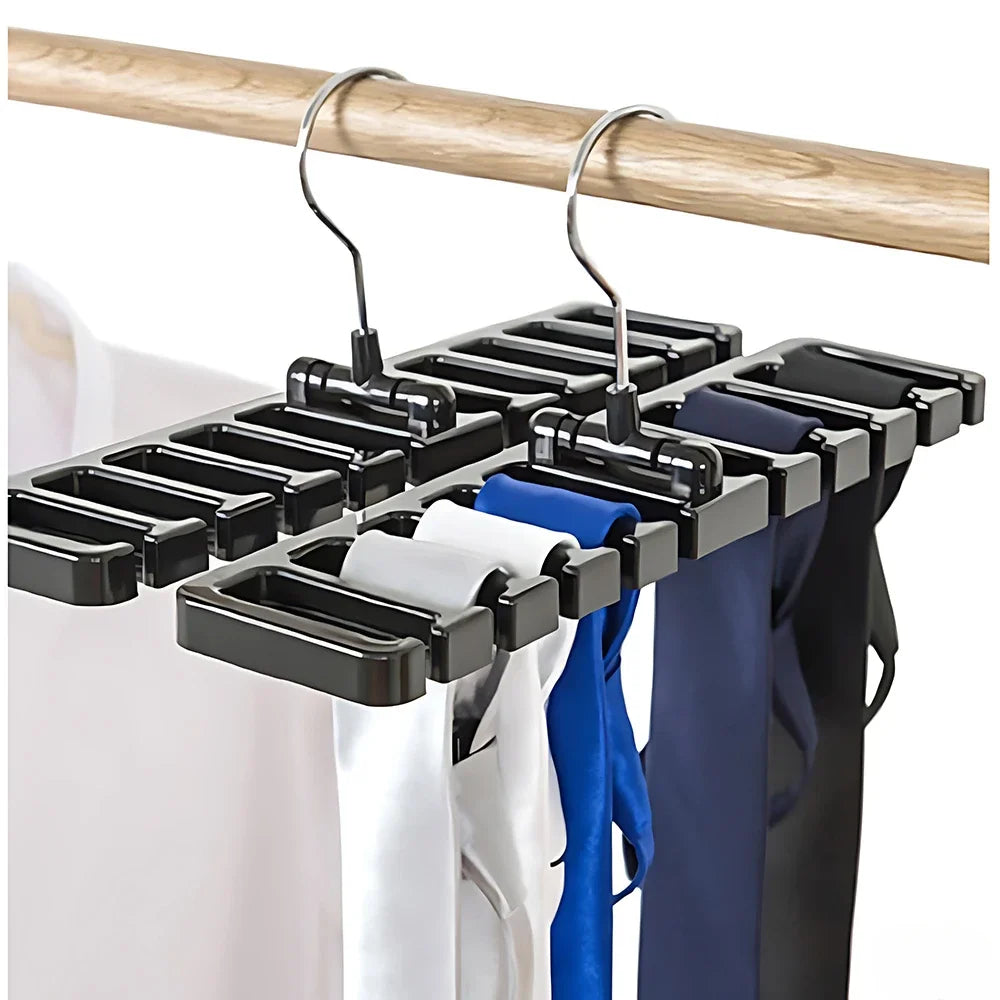 Tie Belt Hanger Wardrobe Belt Rotating Organizer Rack Multifuctional Scarf Hanger Home Closet Storage Holder Accessories Oasis Select