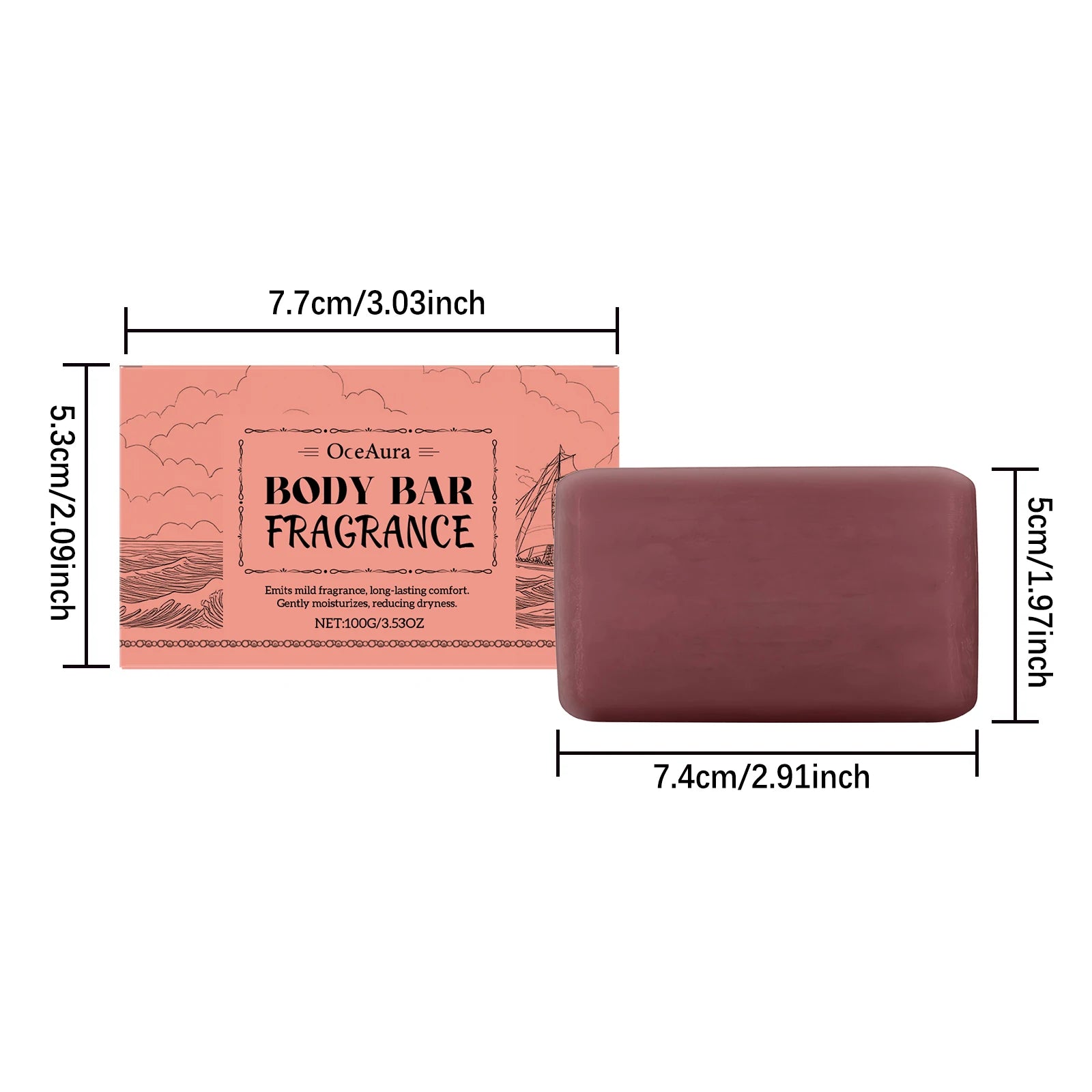 Hoygi Sandalwood Soap Bar – Natural Moisturizing Body Cleanser Body Bar Soap Oasis Select
