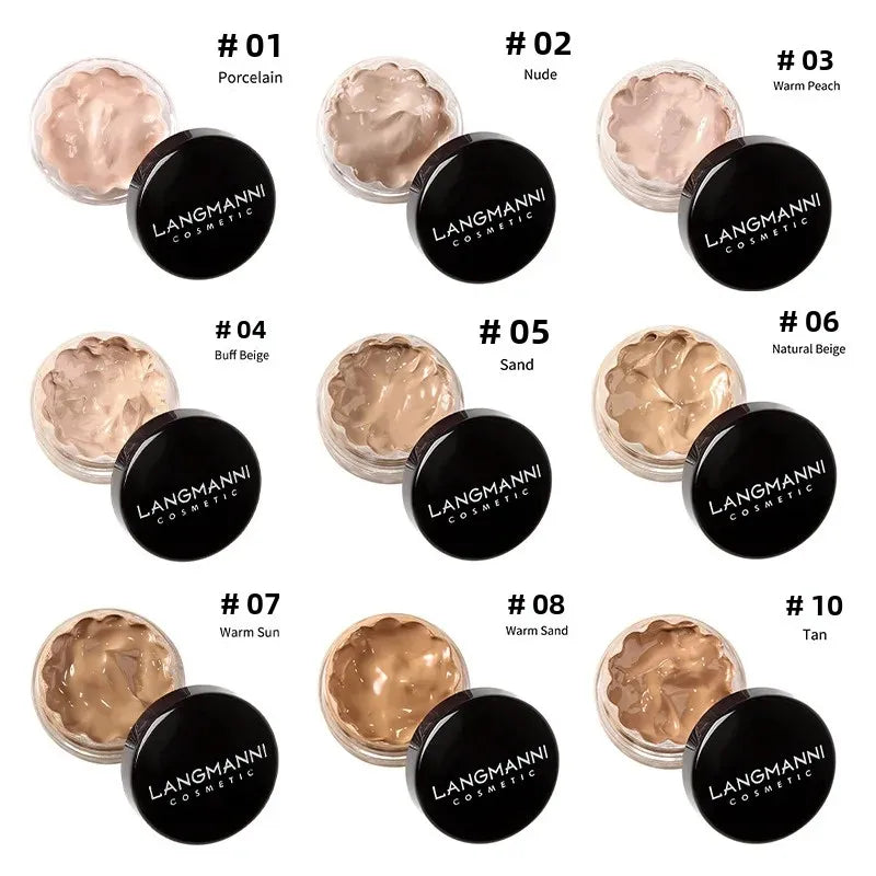 Langmanni Full Coverage Liquid Concealer – Matte & Waterproof