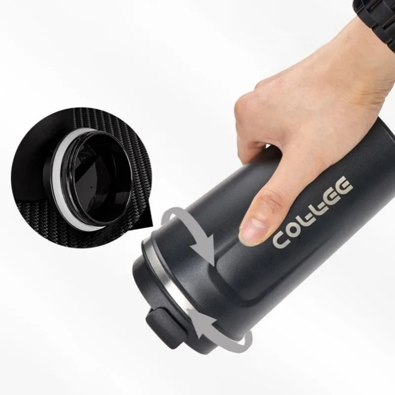 Vacuum Insulated Coffee Insulated - Double-Wall Stainless Steel Leakproof Insulated Flask, 304 Grade Reusable Travel Mug Oasis Select