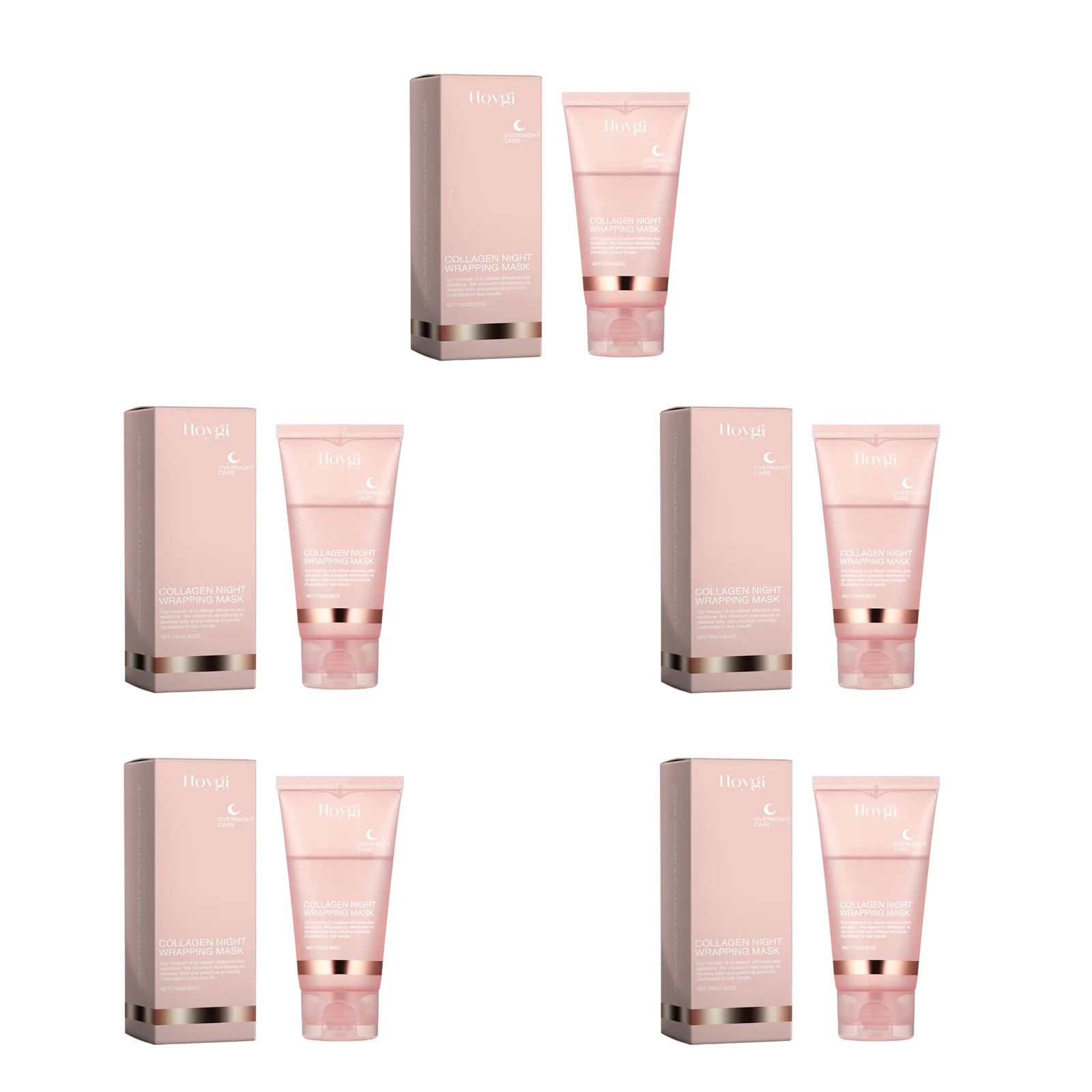 Hoygi Collagen Peel Off Overnight Mask – Firming & Hydrating Collagen Peel Off Mask Oasis Select 5Pcs