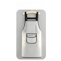 75CM PVC Kitchen Apron Waterproof Transparent Black Work Apron Dirt-Proof Oil Resistant Cleaning Aprons Household Cleaning Tools Oasis Select WHITE