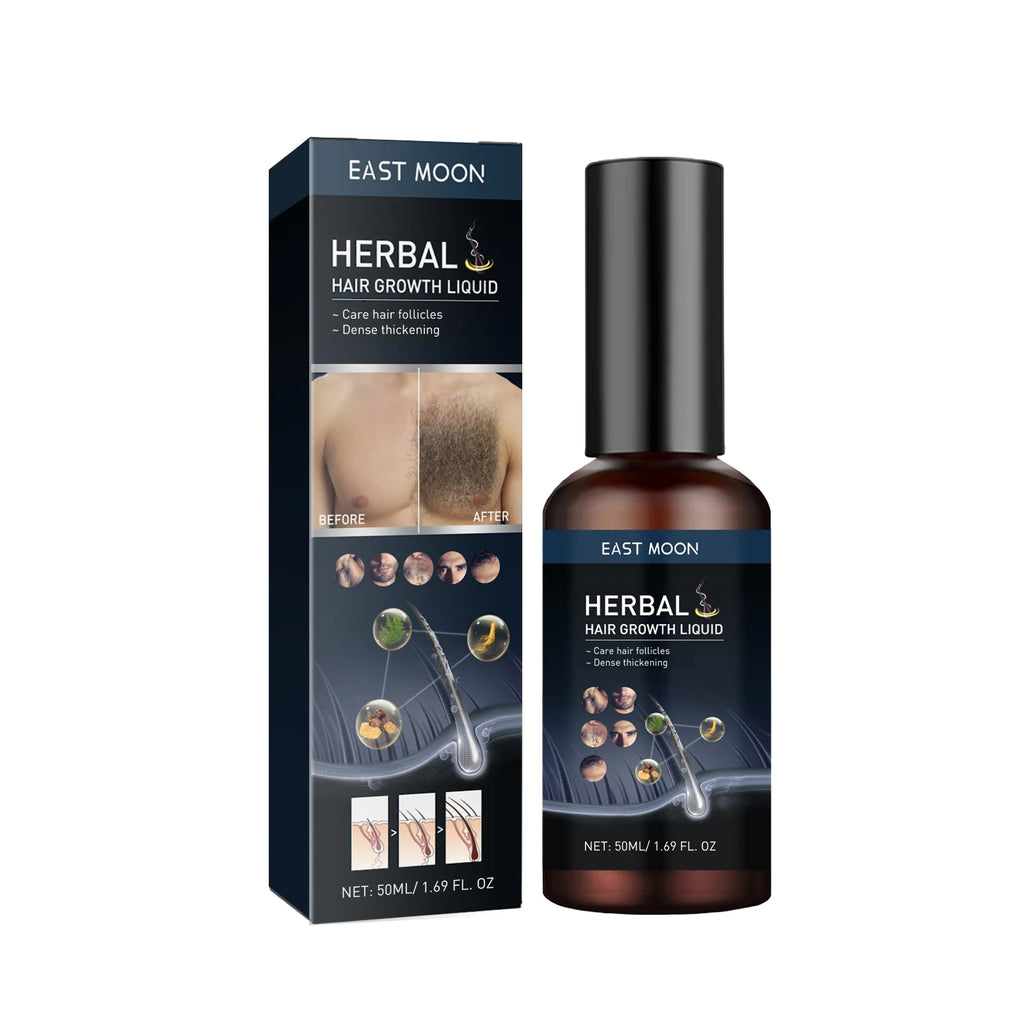 Men's Beard & Hair Growth Essential Oil – Nourishing 50ml Hair Growth Oil Oasis Select 50ml boxed