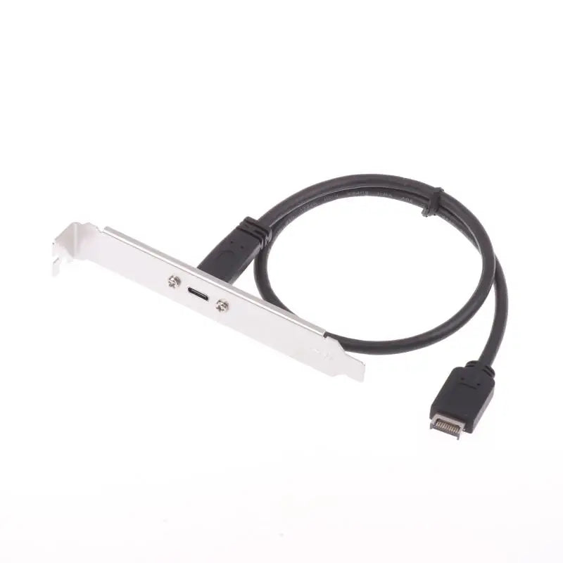 1 Piece Type-E To USB-C Type C Female Connector Extension Wire Cable With Panel Mount Screw 30/50cm USB 3.2 Front Panel Header Oasis Select 50CM 20G