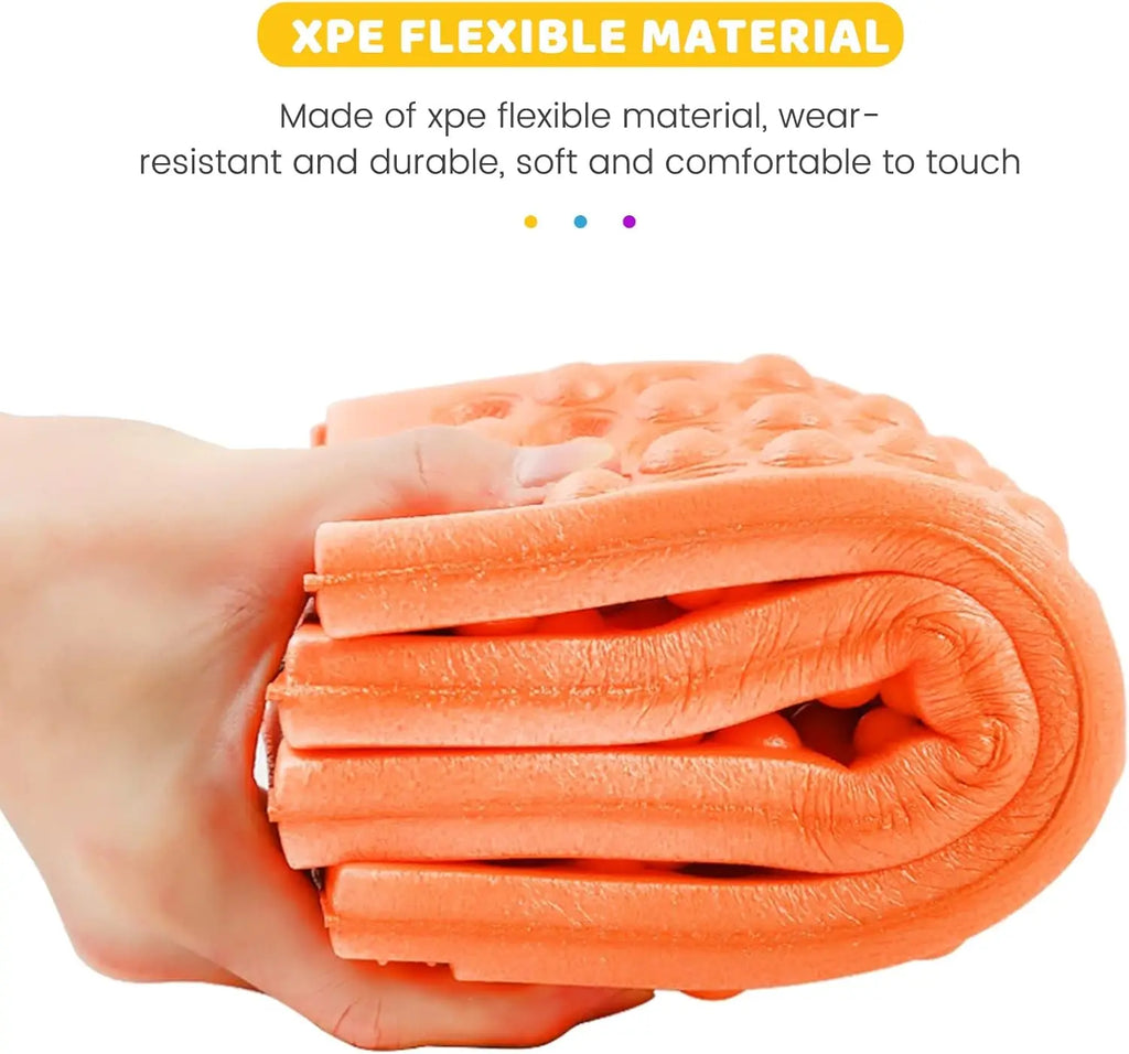 2/6 PCS Foam Seat Pad Camping Waterproof XPE Folding Hiking Picnic Fishing Stadium Garden Non Slip Mats Outdoor New Thick Warm Oasis Select