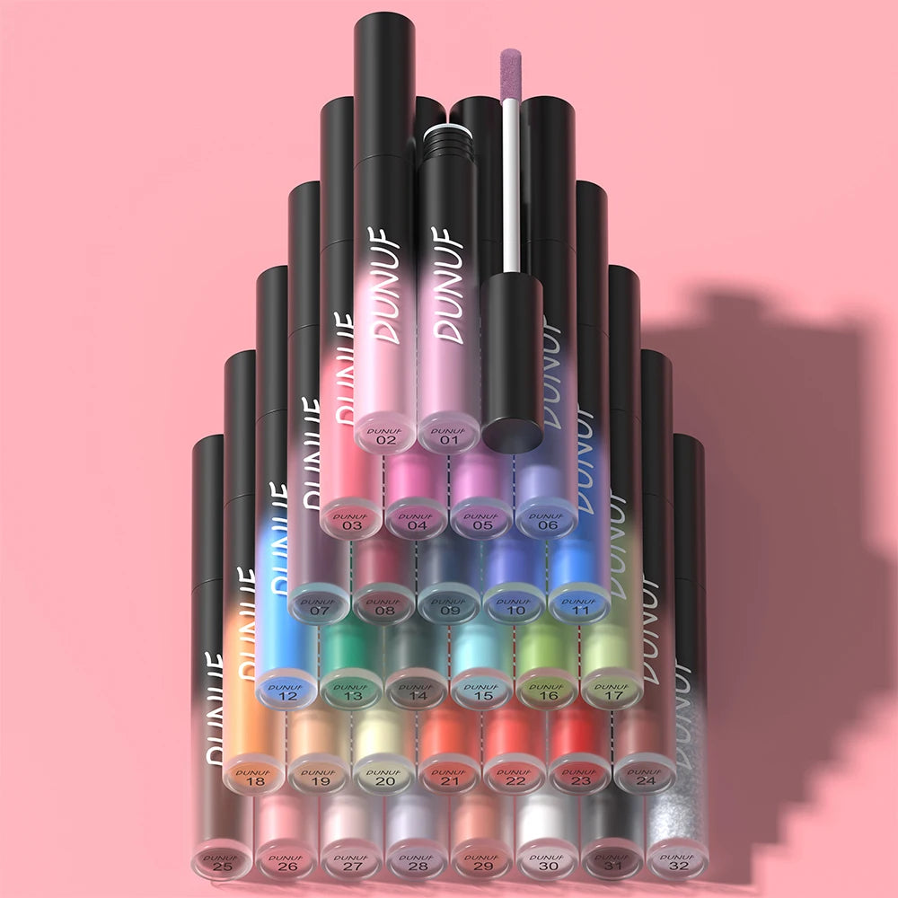 DUNUF 32 Multi-purpose Matte Lip Glaze Long-lasting Moisturizing Non-stick Halloween Lip Gloss Lipstick Oasis Select