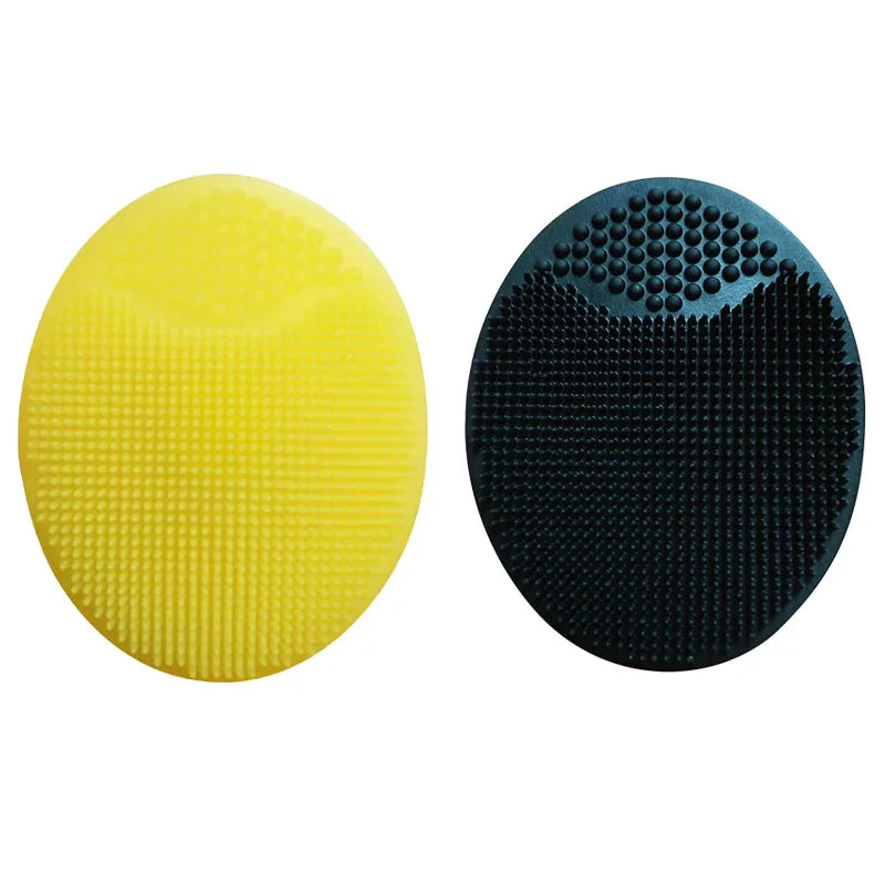 1/2pcs Shampoo Brush for Baby Infant Bathing Soft Silicone Boys Kids Shower Brush Head Hair Washing Massage Brushes Wipe Comb Oasis Select Mix-2pcs 2
