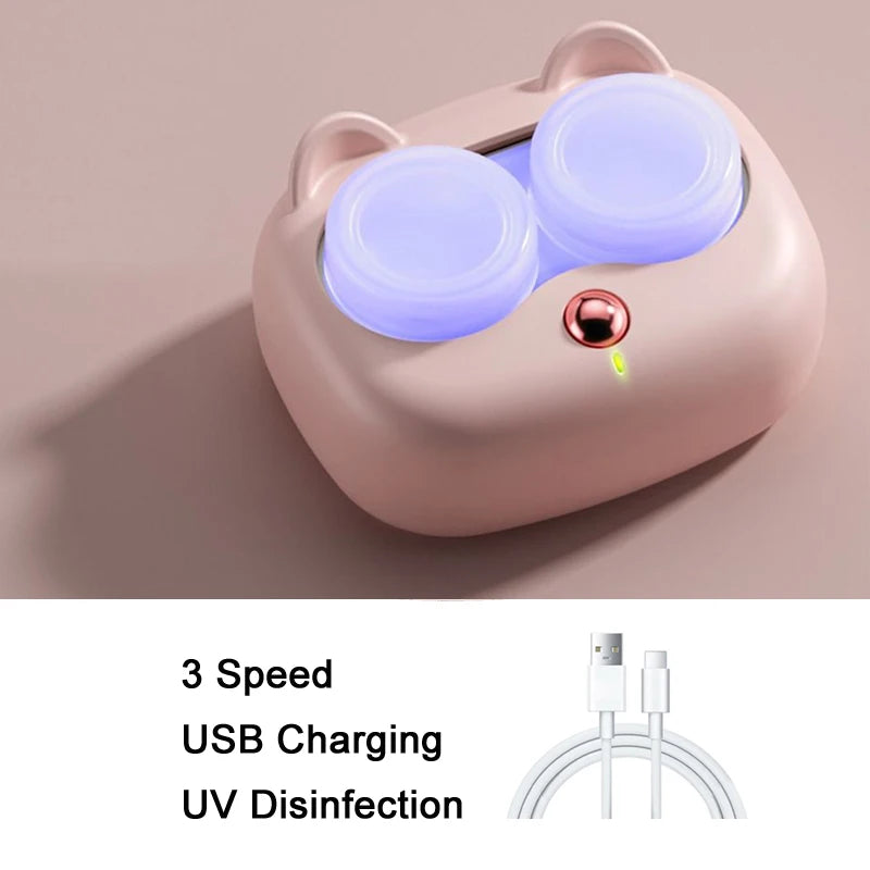 Ultrasonic Contact Lens Cleaner – Portable Protein Removal