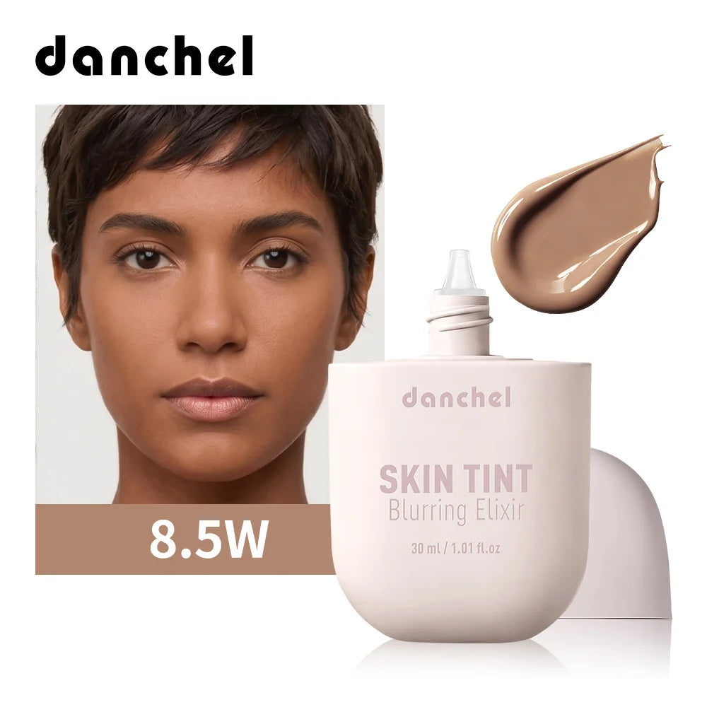 24 Colors Skin Tint Liquid Foundation Natural Finish Blur Pores Soft Focus Makeup Lightweight Hydrating Base for All Skin Types Oasis Select 8.5W