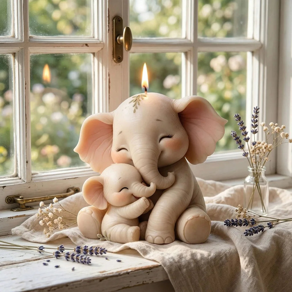 Aromatherapy Candle Mold Easy To Demold Elephant Silicone Mold Resin Ornament Mold Flexible For Commercial Craft Production Diy Oasis Select