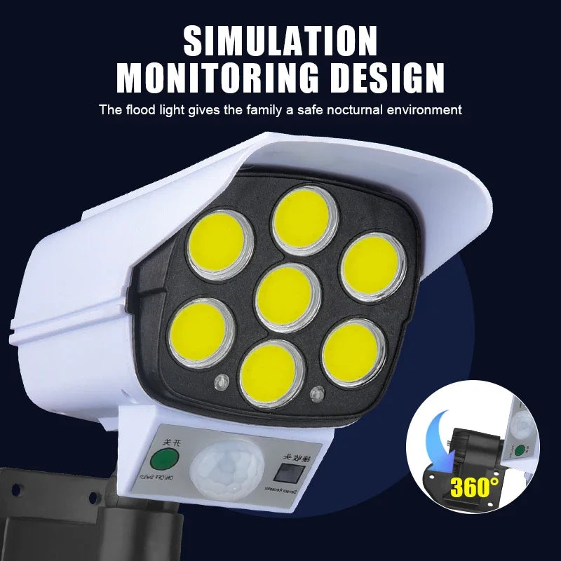 Solar LED Wall Light 3-Mode Motion Sensor & Remote | IP65
