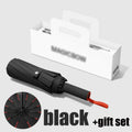 Fully automatic folding umbrella is sturdy and durable suitable for both sunny and rainy days is suitable for both men and women Oasis Select Black 12K