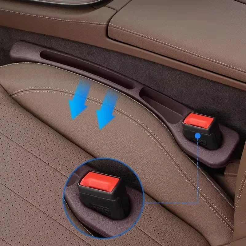 Car Seat Gap Filler Organizer Waterproof Car Seat Gap Plug Strip with 2 Grooves Seat Gap Storage Auto Interior Accessories Oasis Select