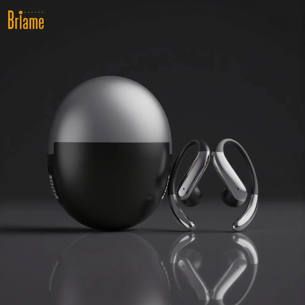 Briame Egg Earhook Wireless Bluetooth Earphones Egg Shape Hands-Free Stereo Headsets for Running And Sports Headphones Oasis Select