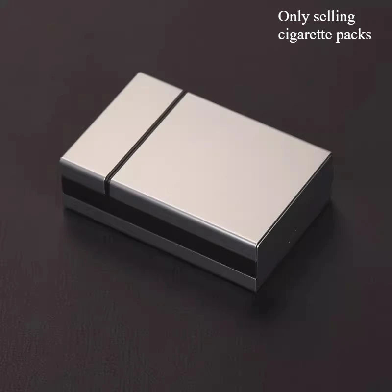 Automatic Pop-up Cigarette Box Soft Pack Protective Shell Thick Cigarette for Men and Women Extended Thin Cigarette Clip Oasis Select Grey - soft and hard