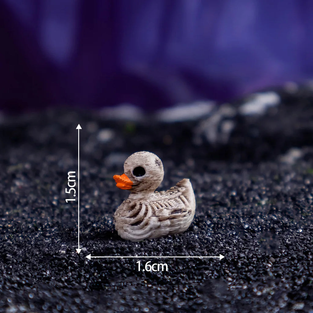 50-piece Gothic-style cute skull ducks. Suitable for Halloween, Gothic-style home decor, and office settings. Oasis Select