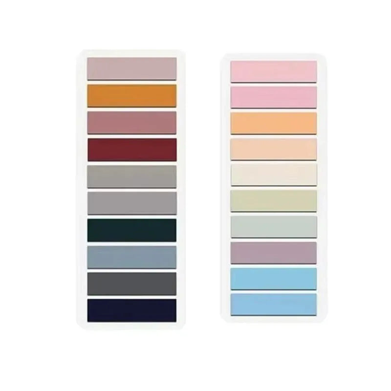 1/2Pcs 200 Sheets Colorful Sticky Notes Memo Pad Self Adhesive Label Note Bookmarks Notepad School Office Stationery Supplies Oasis Select Mix-2pcs 11