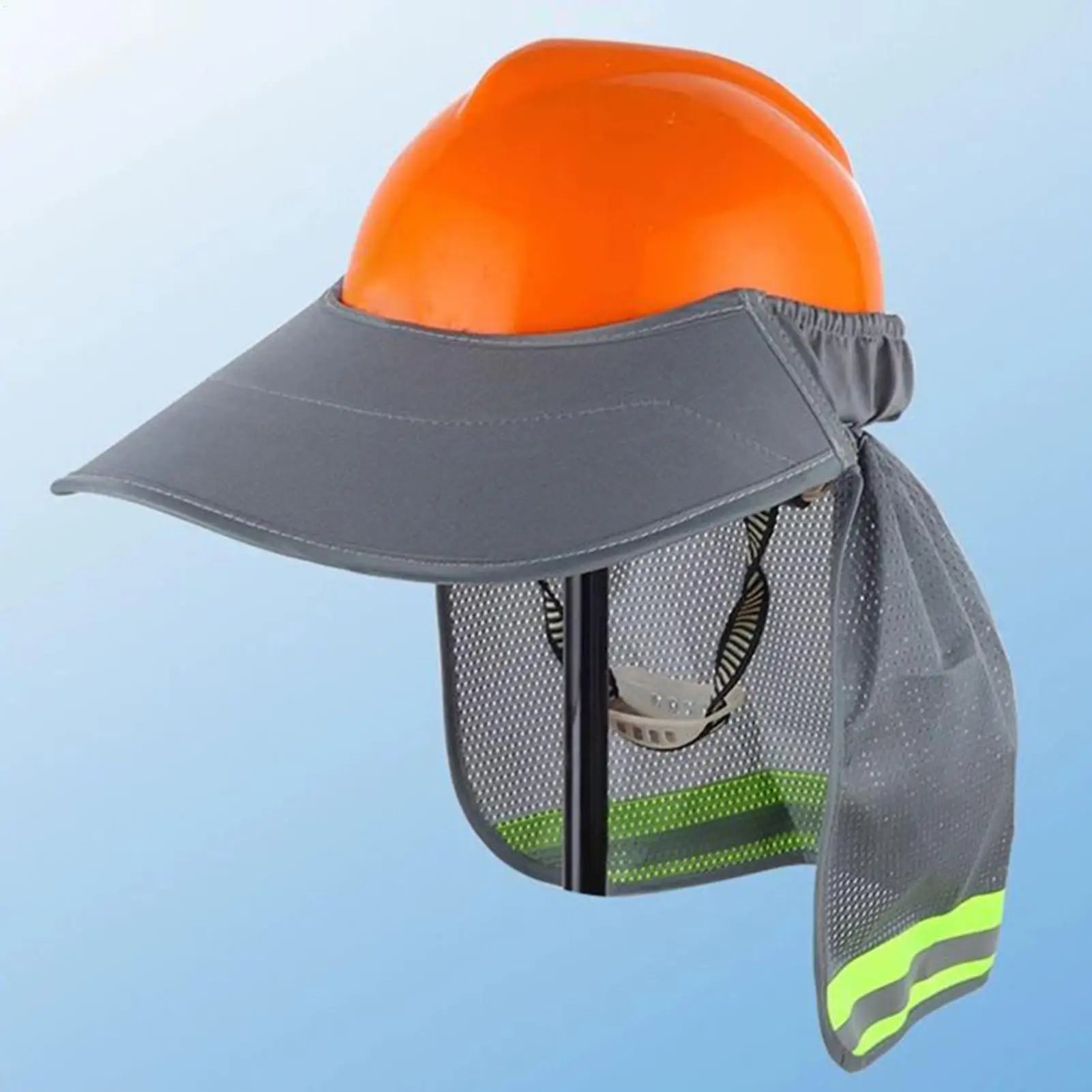 Hard Hat Visor Sun Shade Hard Hat Sun Visor Reflective Strip Protective Helmet Accessories for Warehouse Gardening Working Men Oasis Select
