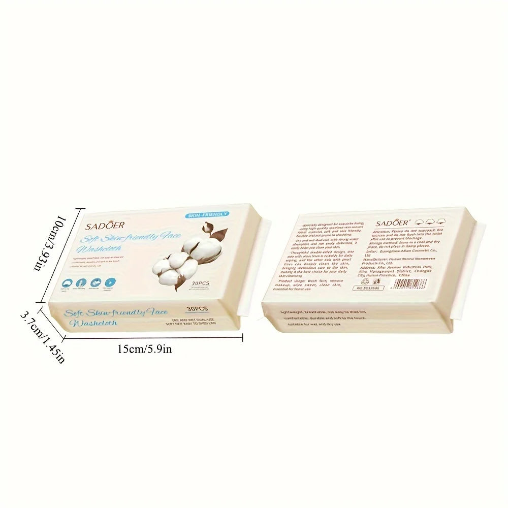 Skin Friendly Mask Towel Smoke Facial Cleansing Daily Makeup Remover Towel, Face Towel Oasis Select