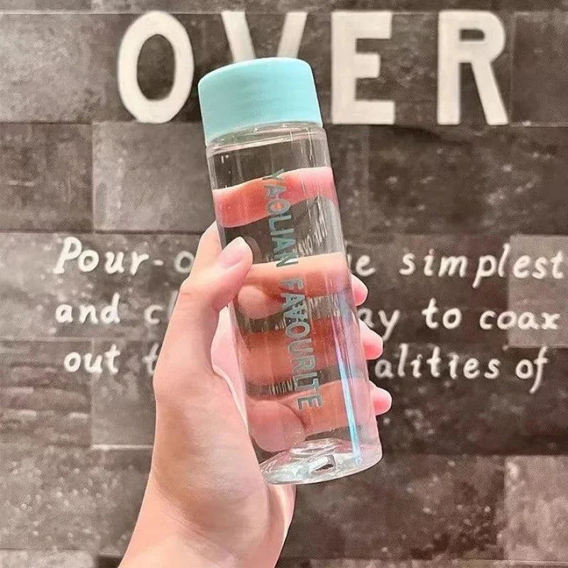 200ML Cartoon Pattern Portable Plastic Cup Anti-Drop Outdoor Drinking Water Bottle For Picnics Travel Oasis Select