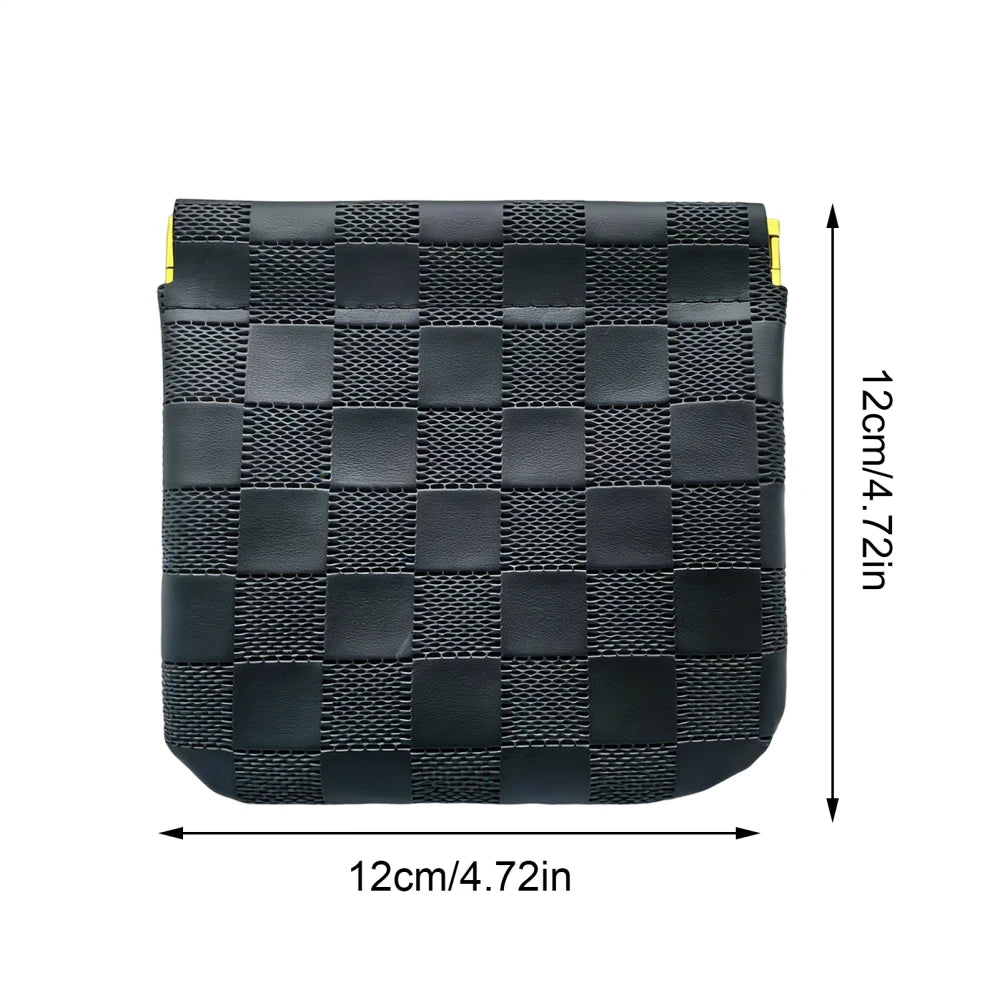 Small Auto-Closure Makeup Bag – Travel Cosmetic & Jewelry Pouch Cosmetic Travel Pouch Oasis Select Black CN