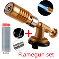 Portable Butane Brazing Torch – Copper Gas Welding Blowtorch Brazing Welding Torch Oasis Select Flamegun set