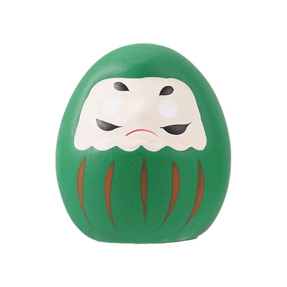 Japanese Ceramic Daruma Doll – Lucky Charm Fortune Ornament